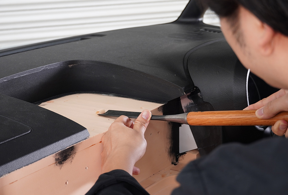 0.1 ミリ単位の調整